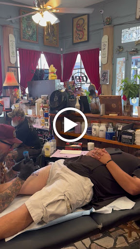 Explore leg tattoo male ideas, creative tattoo ideas in New Orleans, available at Downtown Tattoos and Piercing