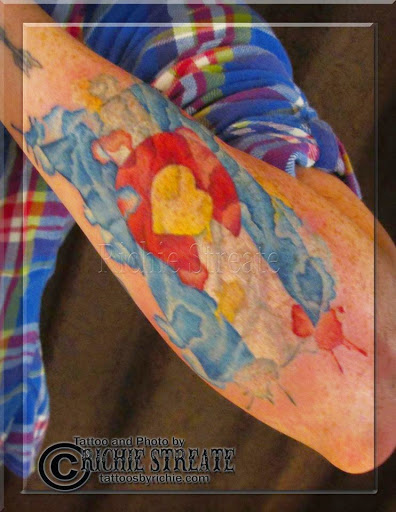 Explore bass clef tattoo ideas, creative tattoo ideas in Canon City, available at Tattoos By Richie Streate