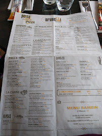Restaurant italien Brunetti Trattoria à Boulogne-Billancourt (la carte)