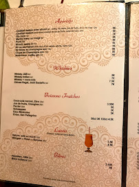 Restaurant indien Megna à Vincennes - menu / carte