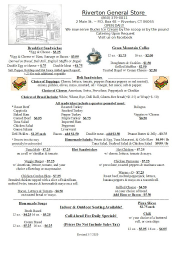 Grocery Store «Riverton General Store», reviews and photos, 2 Main St, Barkhamsted, CT 06063, USA