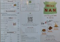 China-Restaurant Nan à Duisburg carte