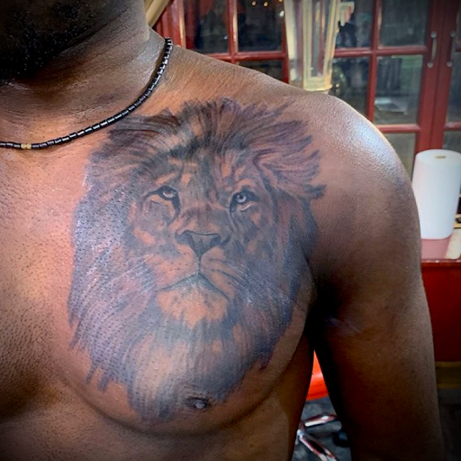 Explore tiger shark tattoo ideas, creative tattoo ideas in New York, available at Redink Tattoo Studio