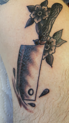 Tattoo Shop «Two Headed Dog Tattoo Studio», reviews and photos, 189 Changebridge Rd #3, Montville, NJ 07045, USA