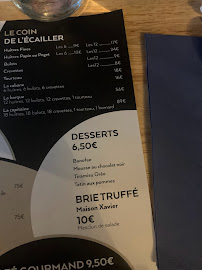 Restaurant Osmoz By Huitres et compagnie à Toulouse - menu / carte