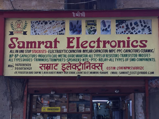 Samrat Electronics / electrolytic capacitor / capacitors