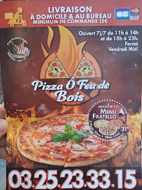 Pizza du Pizzeria Pizza Ô Feu De Bois à Nogent-sur-Seine - n°8