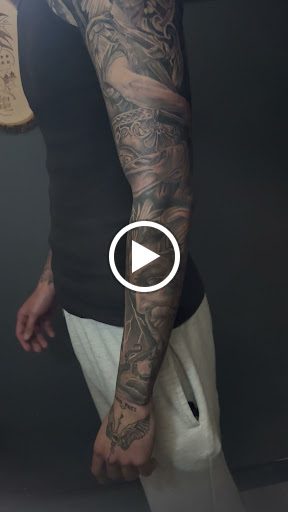 Explore arm sleeve tattoo ideas for men, creative tattoo ideas in Brooklyn, available at Empire Ink Tattoo Studio