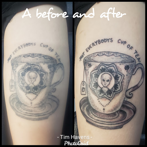 Explore wild tattoo ideas, creative tattoo ideas in Vinton, available at Cherry Bomb Tattoo and piercing