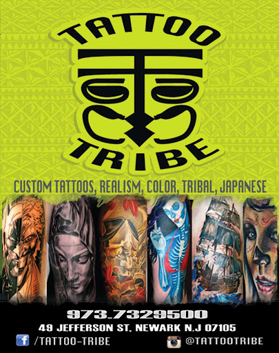 Tattoo Shop «Tattoo Tribe», reviews and photos, 49 Jefferson St, Newark, NJ 07105, USA
