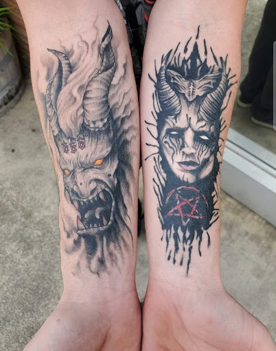 Explore colored tattoo ideas for men, creative tattoo ideas in Spokane, available at Feel Good Ink