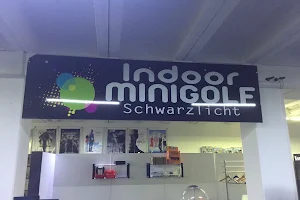 Indoor miniature golf (black light) image