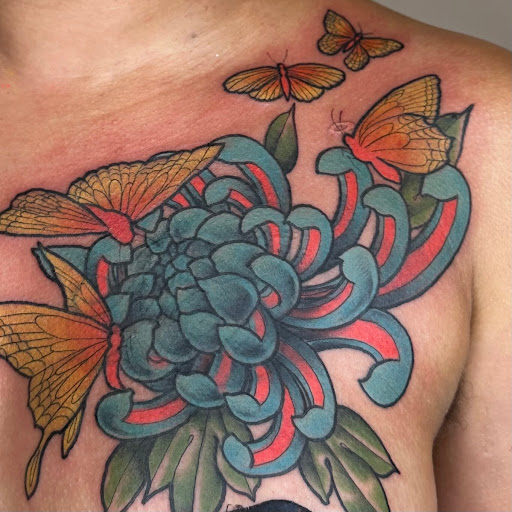 Explore cat outline tattoo ideas, creative tattoo ideas in Savannah, available at Nomad Society