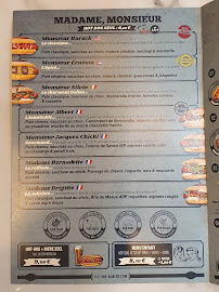 Monsieur Albert Nantes - Bar et Créateur de hot dogs à Nantes menu