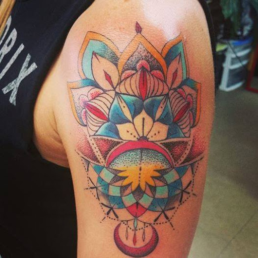 Explore hidden name tattoo ideas, creative tattoo ideas in Saint Petersburg, available at Buku Tattoo Studio