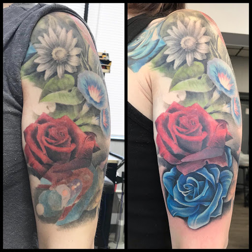 Explore blue collar tattoo ideas, creative tattoo ideas in Gilbertsville, available at Tattoocek Ink Studio