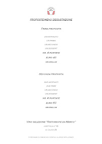 Ristorante da Marco S.r.l. à Stanghella menu