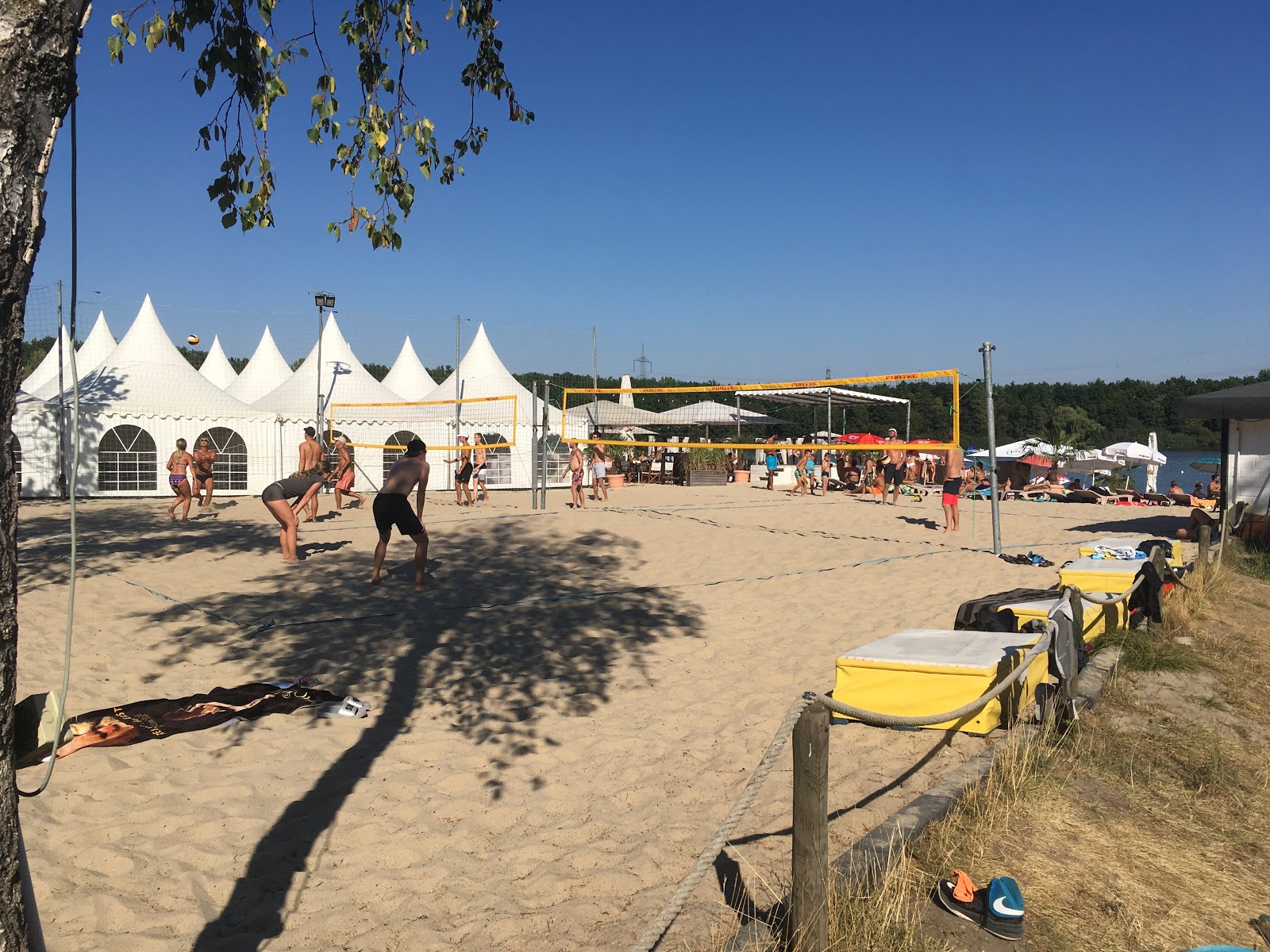 Fotografie cu Plaja Otto-Maigler-See - locul popular printre cunoscătorii de relaxare