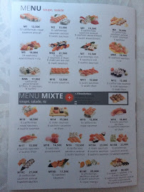 Restaurant japonais authentique Osaka Sushi à Paris - menu / carte