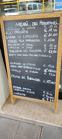 Dai Pescatori à Cervia menu