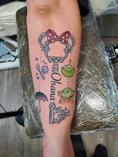 Explore tattoo ideas for a mother and two daughters, creative tattoo ideas in Butler, available at 13th Hour Tattoo and Piercing Studio