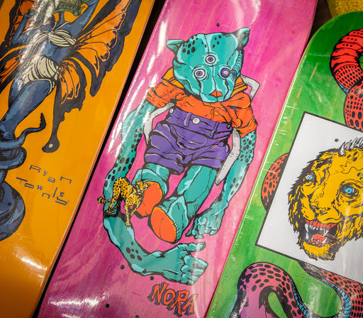 Explore mens family sleeve tattoo ideas, creative tattoo ideas in San Leandro, available at Orbit Skate and Boutique- Skate Shop & Piercing Shop in San Leandro, CA