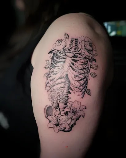 Explore tattoo on shoulder ideas, creative tattoo ideas in Roy, available at Art Of War tattoo