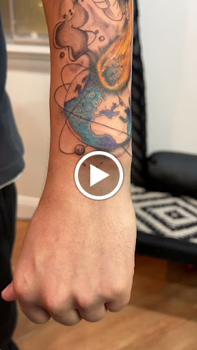 Explore bad omens tattoo ideas, creative tattoo ideas in Bethesda, available at Angeles Tattoo Studio