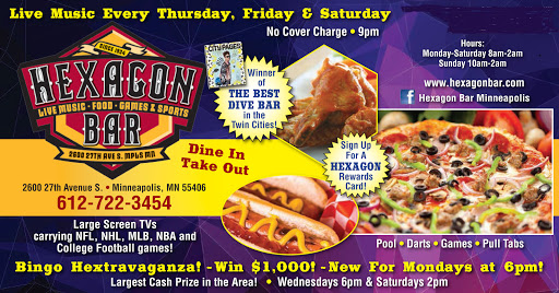 Live Music Venue «Hexagon Bar», reviews and photos, 2600 27th Ave S, Minneapolis, MN 55406, USA