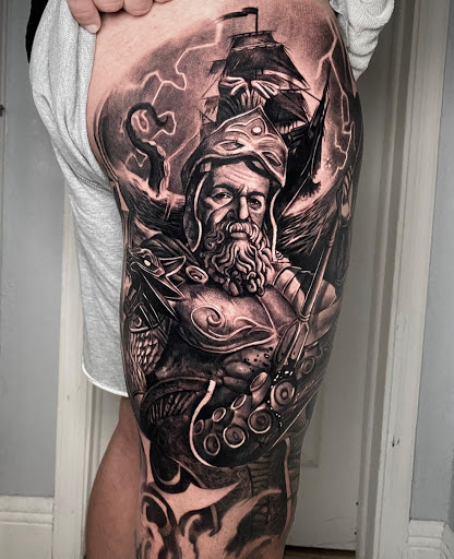 Explore tattoo ideas in memory of brother, creative tattoo ideas in Hollywood, available at Sacred Eye Tattoos