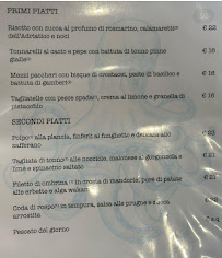Menu / carte de MareCrudo à Treviso
