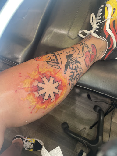 Explore mom and son tattoo ideas, creative tattoo ideas in Trinity, available at Bella Donna Ink