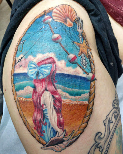 Explore chest tattoo ideas for females, creative tattoo ideas in Las Cruces, available at Camino Tattoo Studio & Art Gallery