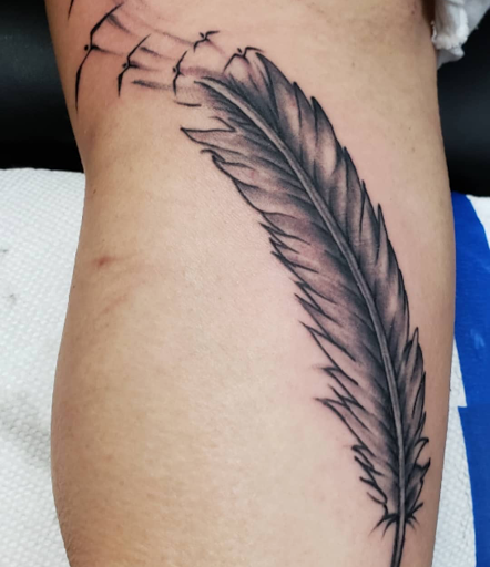 Explore small ankle tattoo ideas, creative tattoo ideas in Logan, available at COLLECTIVE STUDIO HOUSE OF MANA INK