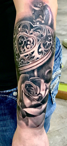 Explore clock tattoos ideas, creative tattoo ideas in Stillwater, available at Anchors End Tattoo of Stillwater Minnesota