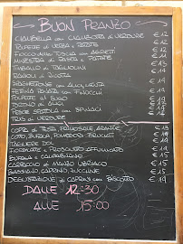 Pro Loco Pinciano à Rome menu