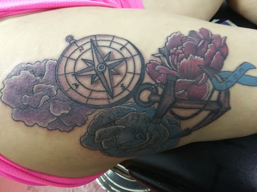 Explore zoro tattoo ideas, creative tattoo ideas in Turner, available at Heathen Ink