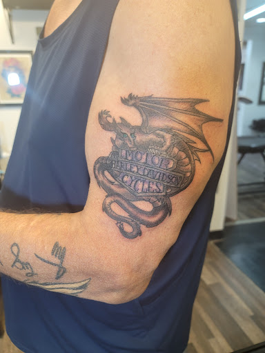 Explore rose name tattoo ideas, creative tattoo ideas in Lubbock, available at Hold Fast Tattoo Parlour