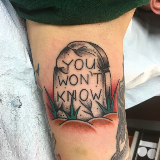 Explore inner peace tattoo ideas, creative tattoo ideas in Glendale, available at Old West Tattoo