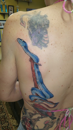 Explore deftones tattoo ideas, creative tattoo ideas in Storm Lake, available at Alley Cat Tattoo
