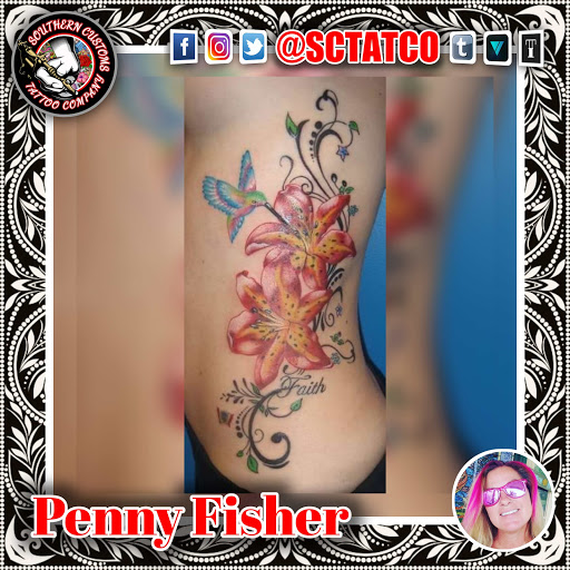 Explore compass tattoo ideas for guys, creative tattoo ideas in Fayetteville, available at Southern Customs Tattoo Company