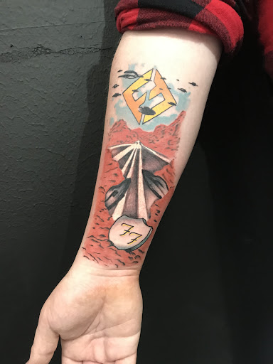 Explore billy joel tattoo ideas, creative tattoo ideas in Fairborn, available at Royal Prevail Tattoo