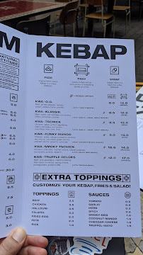 Restaurant Kebap with Attitude à Berlin (la carte)