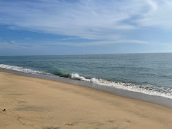 Foto von Kaluwanchikudy Beach mit lange, gerade küste