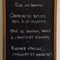 Restaurant Le Relais de la Fontaine à Cros-de-Montvert (le menu)