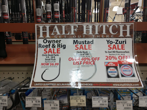 Sporting Goods Store «Half Hitch-Panama City Beach», reviews and photos, 2206 Thomas Dr, Panama City, FL 32408, USA