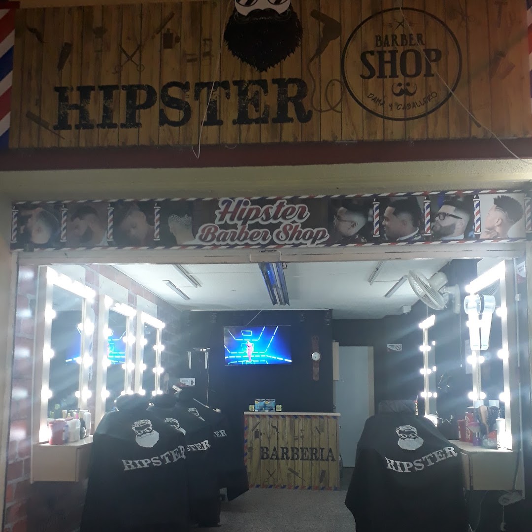 Hipster Men Barber Shop