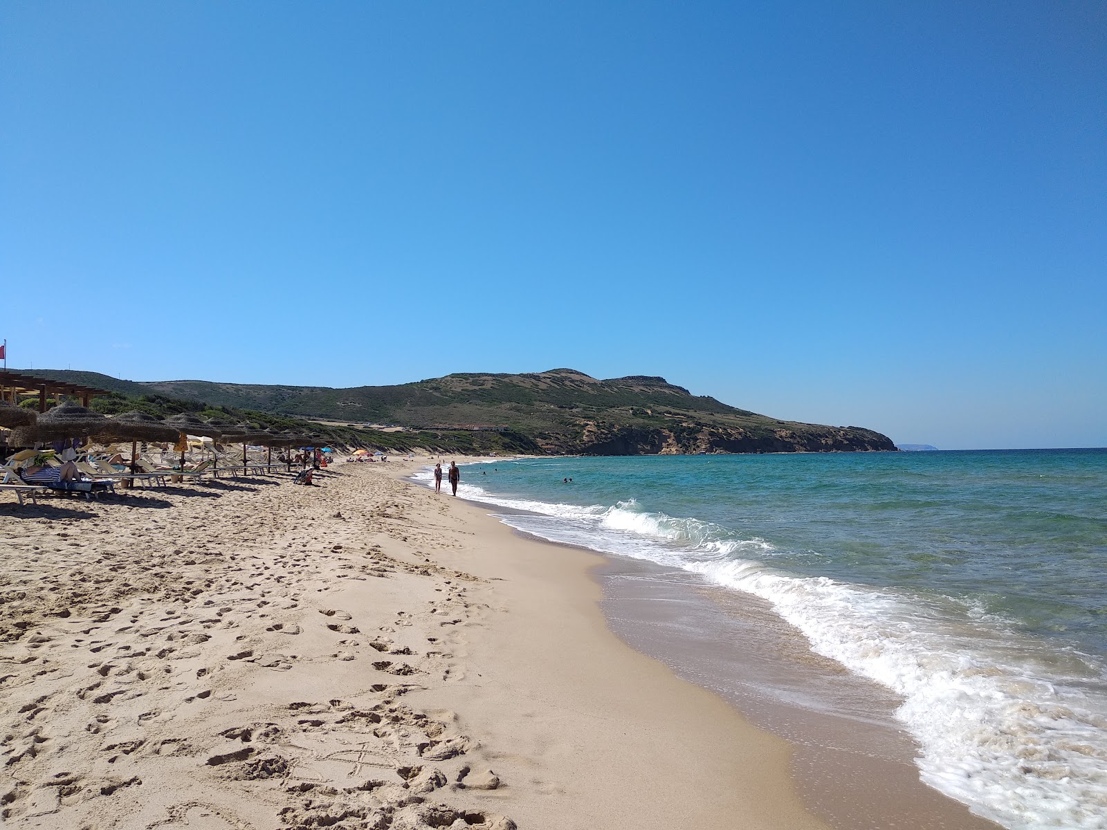 Foto de Praia de Porto Paglia com meios de comunicação nível de limpeza