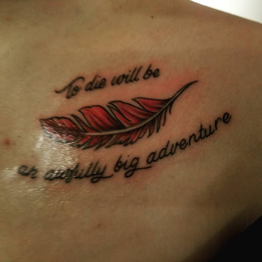 Explore leg tattoos ideas for men, creative tattoo ideas in Norwich, available at Wyld Chyld Tattoo, CT