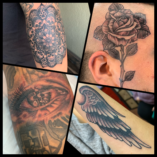 Explore star tattoo sleeve ideas, creative tattoo ideas in Laredo, available at Horikawa Tattoo & Piercing Studios